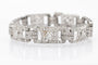 Art Déco - Bracelet en platine et diamants taille ancienne