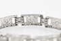 Art Déco - Bracelet en platine et diamants taille ancienne