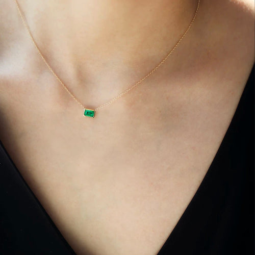 AITCHES - Collier à émeraude en or 18K