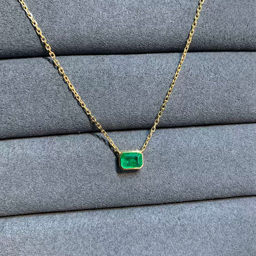 AITCHES - Collier à émeraude en or 18K