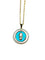 Messika - Collier Lucky Move en or jaune 750 millièmes et turquoise