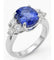 Bague Bague sertie d´un saphir d´environ 4.50 carats 58 Facettes Bague saphir ysmarc