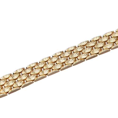 Brevet - Bracelet modulaire vintage en or jaune 18K