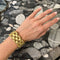 Brevet - Bracelet modulaire vintage en or jaune 18K