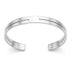 Dinh Van Seventies - Bracelet jonc en or blanc