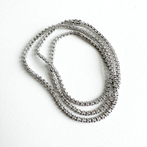 Bracelet AITCHES - Bracelet tennis en or blanc 18K et diamants 58 Facettes GBT1018WG