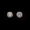 AITCHES - Boucles d'oreilles solitaires diamants en or blanc 18K