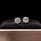 AITCHES - Boucles d'oreilles solitaires diamants en or blanc 18K