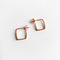 Boucles d'oreilles Jullie - Boucles d'oreilles carrées 58 Facettes SER1002RG