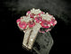 Bague cocktail - Rubis et diamants en or blanc 18 carats