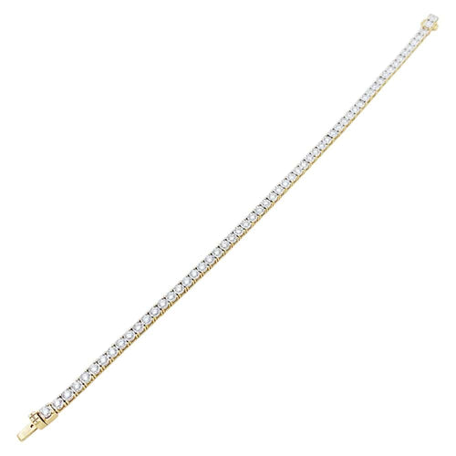 Bracelet Bracelet ligne deux ors, diamants, 2 carats. 58 Facettes 35592