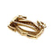 Broche Broche Cartier, "Double C", or jaune, diamants. 58 Facettes 35457