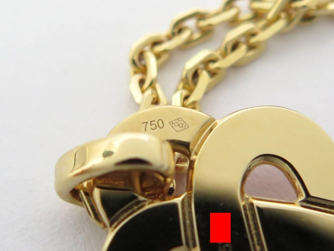 Collier pendentif POIRAY coeur entrelace pm en or rose 18k +chaine 9k boite 58 Facettes 274664