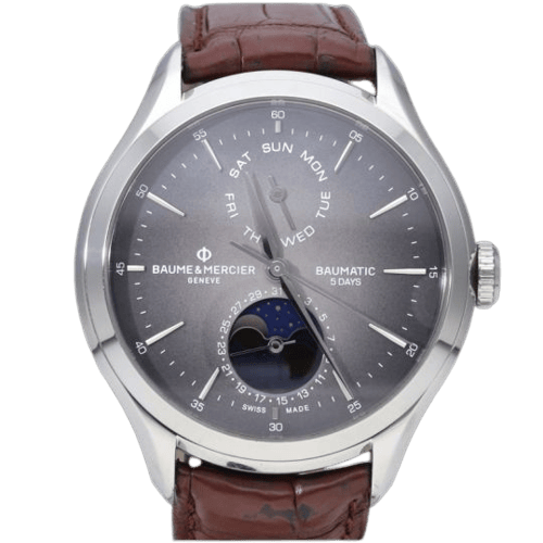 Montre Baume & Mercier Clifton - Montre automatique en acier 58 Facettes MT46081