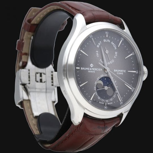 Montre Baume & Mercier Clifton - Montre automatique en acier 58 Facettes MT46081