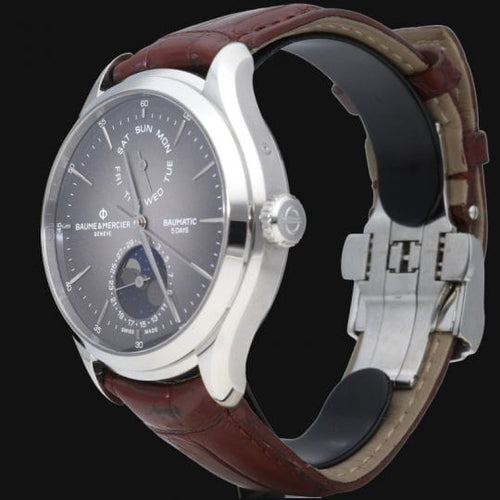 Montre Baume & Mercier Clifton - Montre automatique en acier 58 Facettes MT46081