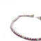 Bracelet Bracelet tennis en or blanc 18 kt, rubis et diamants 58 Facettes 236 OC