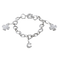 Bracelet CHANEL - Bracelet avec charms en or gris et diamants 58 Facettes OC-62100140