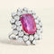 Bague 53 Bague Or blanc, Rubis de Birmanie et Diamants 58 Facettes 61100139