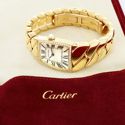 Montre Montre Cartier La Donna Lady Or jaune et Diamants 58 Facettes OC-68802058