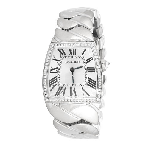 Montre Cartier La Dona - Montre en or blanc 18 carats diamants 58 Facettes BO/230070 STA