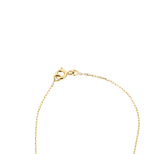 Collier pendentif en or jaune et zircons 58 Facettes BO/240019/