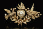 Pendentif Broche-pendentif austro-hongroise en or rose et diamants 58 Facettes