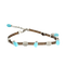 Bracelet Bracelet - Bracelet breloque en or blanc 750, diamants et turquoise 58 Facettes BO/240015/