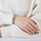 Bracelet Bracelet - Bracelet breloque en or blanc 750, diamants et turquoise 58 Facettes BO/240015/