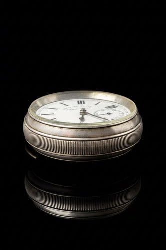 Montre English Lever - Montre de poche en argent sterling 58 Facettes