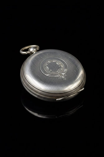 Montre English Lever - Montre de poche en argent sterling 58 Facettes