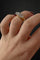 Bague Bague à pont italienne en or jaune et blanc 18 carats et diamants 58 Facettes