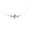 Collier Collier - Collier ras de cou en or blanc diamants et améthyste 58 Facettes BO/240046