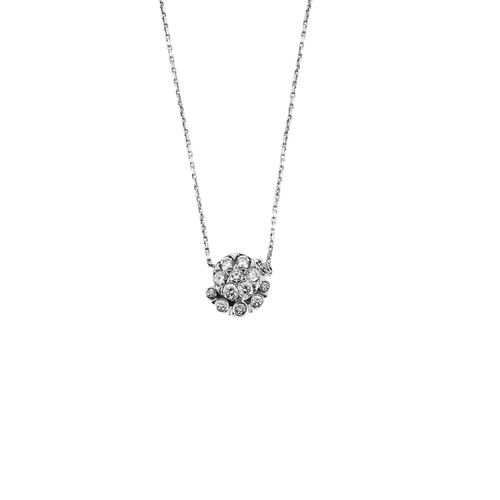 Collier Cartier - Collier pendentif vintage en or blanc 18 carats et diamants 58 Facettes BO/240037/