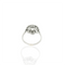Bague 51.5 Art déco - Bague en or blanc 18K sertie de diamants 58 Facettes