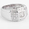 Bague Bague Art déco à gradins en platine et diamants 58 Facettes 1