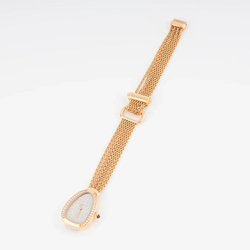 Montre Bvlgari Serpenti - Montre en or rose et diamants 58 Facettes 1