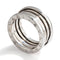Bague 56 Bvlgari B.Zero1 - Bague moyen modèle en or gris 58 Facettes