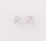 Boucles d'oreilles Boucles d'oreilles puces en or gris et diamants 58 Facettes 1