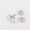 Boucles d'oreilles Boucles d'oreilles puces en or gris et diamants 58 Facettes 1