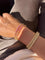 Bracelet Bracelet en or rose, saphirs multicolores et diamants 58 Facettes 1