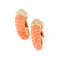 Boucles d'oreilles Boucheron - Boucles d'oreilles en or jaune, corail et diamants 58 Facettes 1