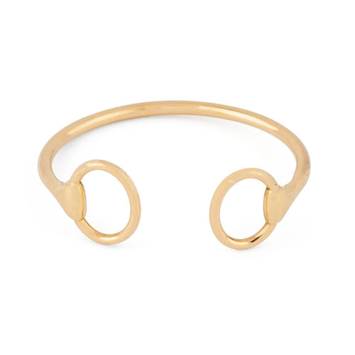 Bracelet Hermès Nausicaa - Bracelet rigide en or jaune 18k 58 Facettes 1