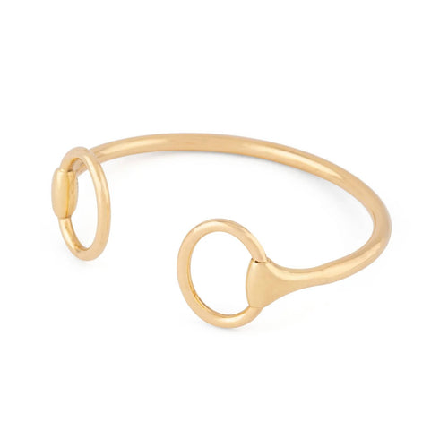 Bracelet Hermès Nausicaa - Bracelet rigide en or jaune 18k 58 Facettes 1