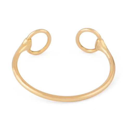 Bracelet Hermès Nausicaa - Bracelet rigide en or jaune 18k 58 Facettes 1