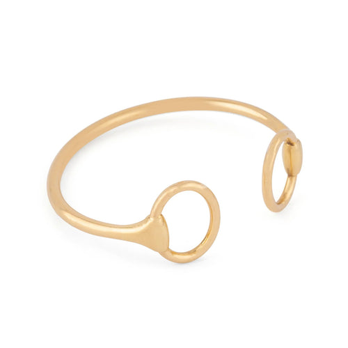 Bracelet Hermès Nausicaa - Bracelet rigide en or jaune 18k 58 Facettes 1