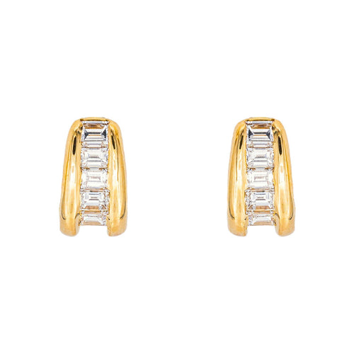 Boucles d'oreilles Boucles d'oreilles - Puces en or jaune diamants 58 Facettes 5138892CN