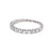 Bague 52 Demi-alliance - Bague en or blanc diamant 58 Facettes 5251519CN
