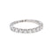 Bague 52 Demi-alliance - Bague en or blanc diamant 58 Facettes 5251519CN