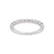 Bague 52 Demi-alliance - Bague en or blanc diamant 58 Facettes 5251519CN